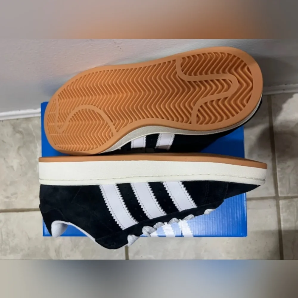 Men's Adidas Campus 00s Black White Gum New With Box